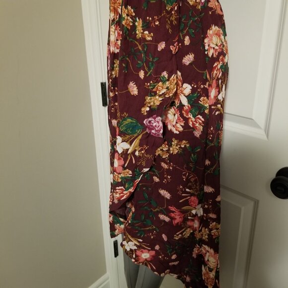 Floral High Low Faux Wrap Spring / Summer Dress - Picture 8 of 13
